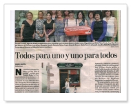 Contraportada del Diario de Navarra - 20 de julio de 2012
